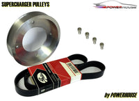 Powerhouse Jaguar XJR / XJ8 4.0 V8 Supercharger Lower Pulley Performance 18% (X308) - Panthera Performance Supplies