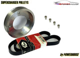 Powerhouse Jaguar XKR / XK8 4.0 V8 Supercharger Lower Pulley Performance 18% (X100) - Panthera Performance Supplies